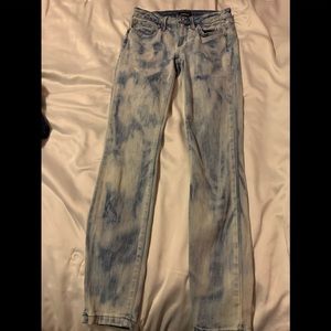 Bebe acid wash jeans